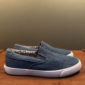 Ben Sherman Boys Blue Slip On Shoes Sneakers Size 1